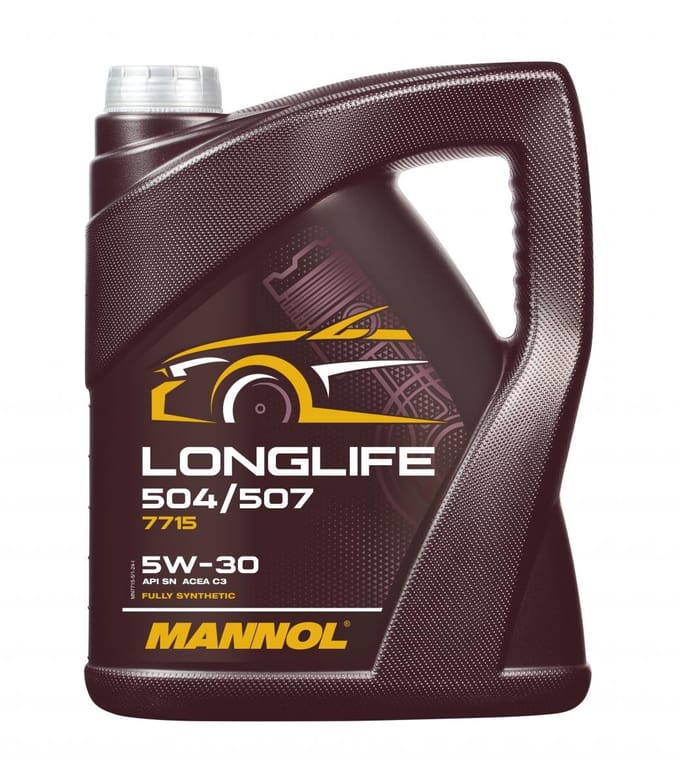 Mannol Longlife | 5W30 | Vol synthetische Motorolie | 504/507 |