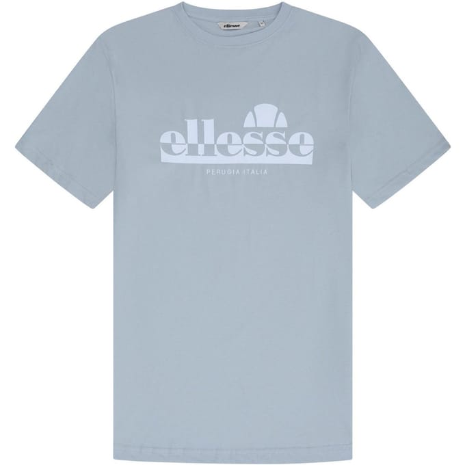 Ellesse Rillas-T-shirt met logo voor heren (Lichtgrijs)