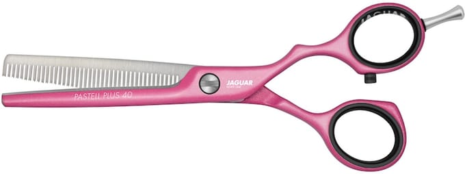 Jaguar Scissors White Line Pastell Plus Offset ES40 Candy 5,5 Effileerschaar Item no.3054-3
