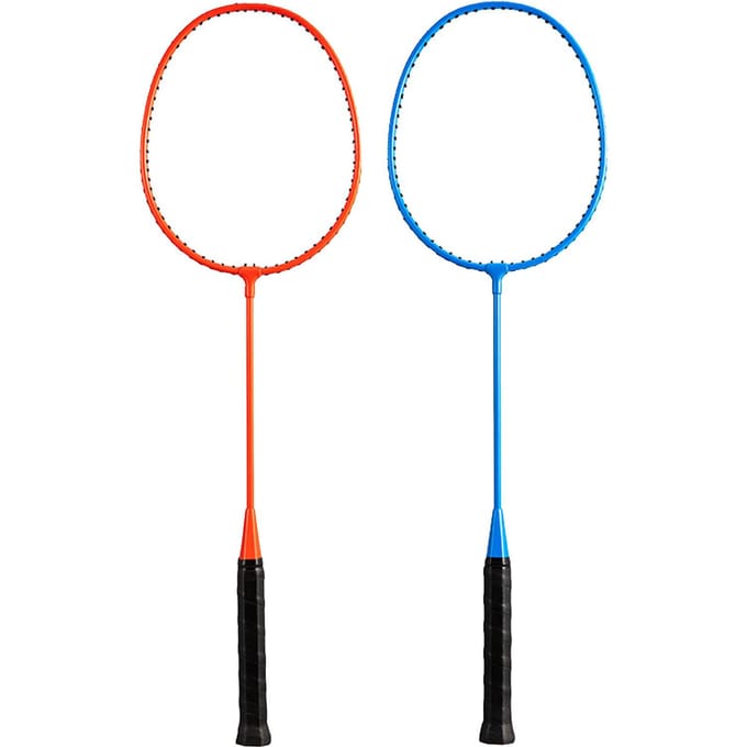 Badmintonrackets Legering Lichtgewicht Elastisch T-stuk Badmintonrackets voor Professionals blue
