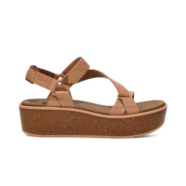 Teva Madera Wedge - dames sandaal - Beige - maat 41 (EU) 8 (UK)