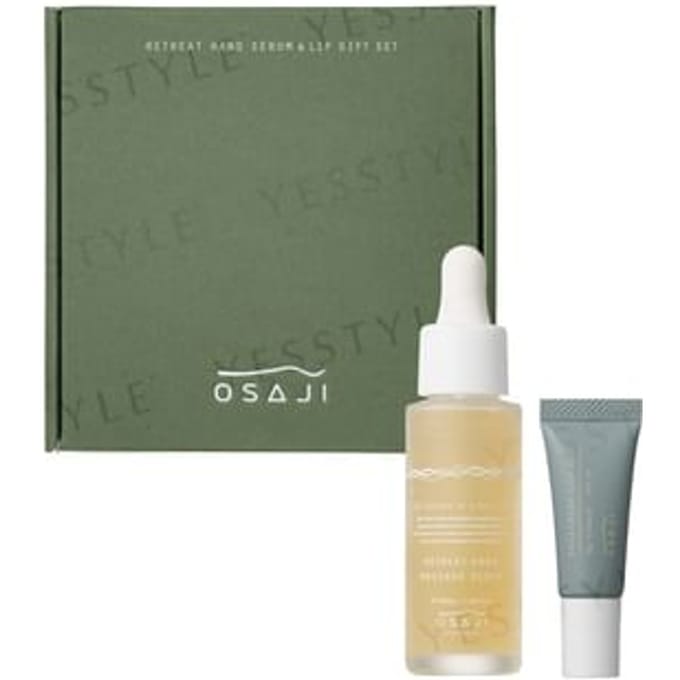 OSAJI - Retreat Hand Serum & Lip Gift Set 2 pcs