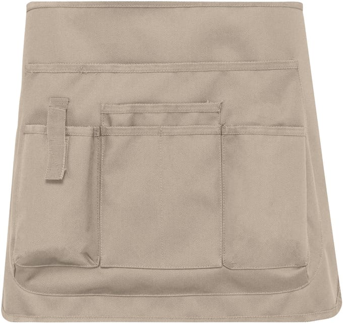 Schort/Tuniek/Werkblouse Unisex One Size WK. Designed To Work Beige 100% Polyester