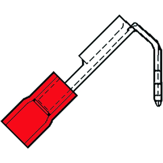 Geïsoleerde Vrouwelijke Spade Connector 6.3mm SuperPidg - 151100 [100 Stukken]