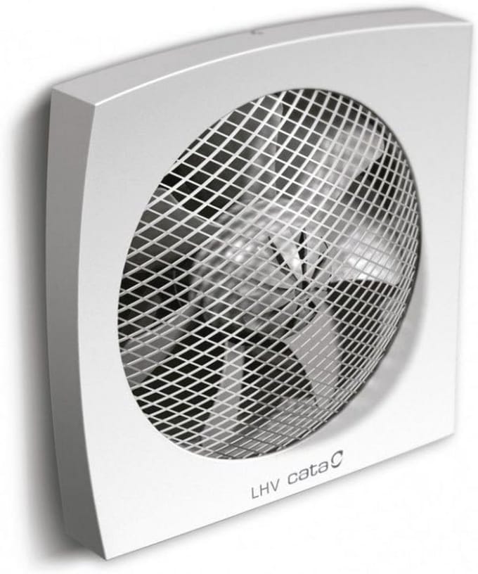 Ventilator voor Muur en Raam 160mm - Stil en Krachtig met 450 m3/h