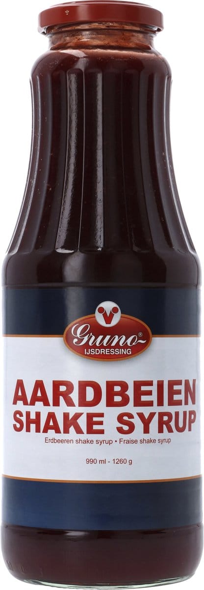 Gruno Dessert Siroop Aardbei Smaak - 99 cl