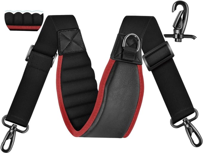 Schouderriem - Verstelbare Band - Tas Dragen - Gevoerd Ontwerp - 67 Inch