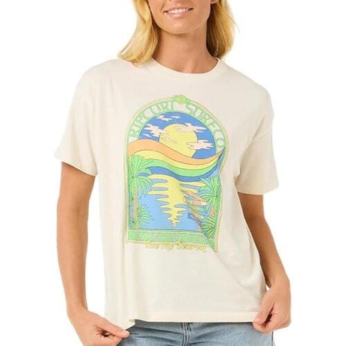 T-shirt Korte Mouw Rip Curl Sun Sea Relaxed