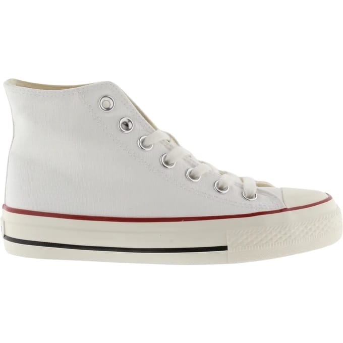 Damestrainers van canvas met mid-top: Victoria Tribu brillo