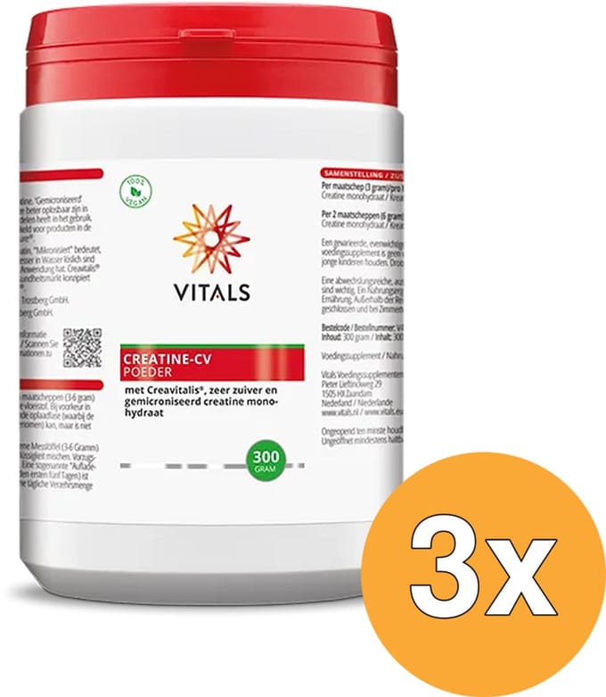 3x Vitals Creatine-CV (300 gr)