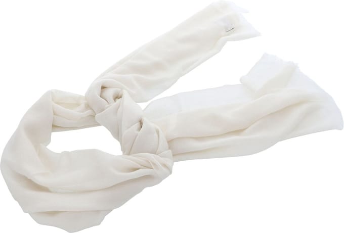 ROECKL Sjaal Ring Pashima Scarf Woolwhite Crème