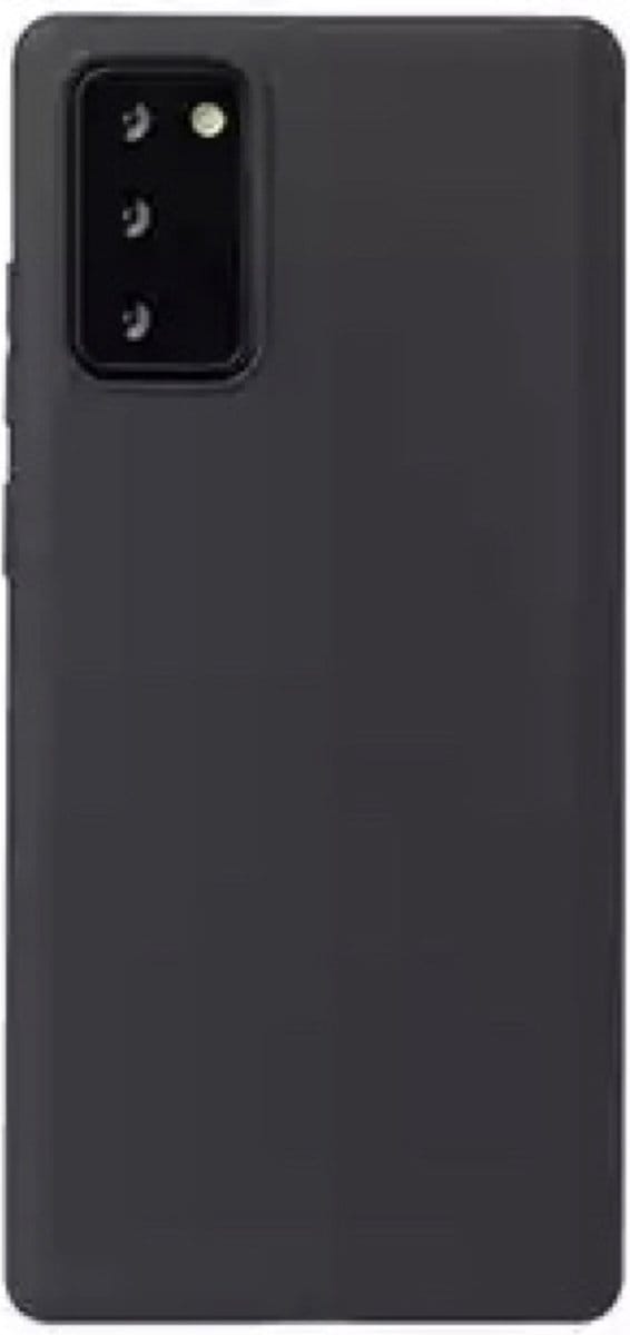 TPU back cover Geschikt voor Samsung Galaxy A71 4G - Zwart hoesje + Gratis screenprotector