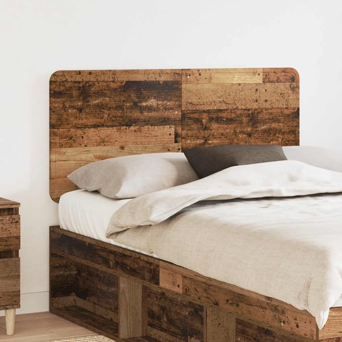 vidaXL Hoofdbord Oud Hout Bewerkt hout