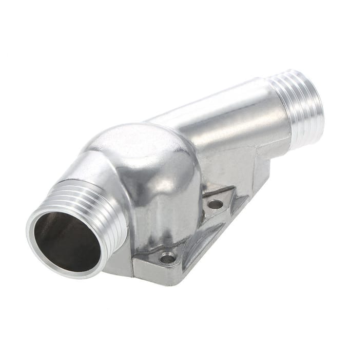 Aluminium thermostaatbehuizingsdeksel met pakking voor BMW M3 Z3 E34 E36 gray
