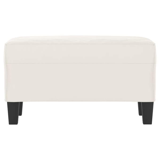 vidaXL - Bankje - 70x35x41 - cm - microvezelstof - beige
