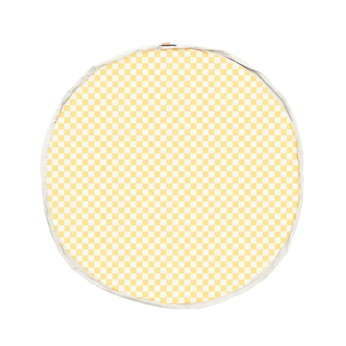 Speelkleed en opbergzak Play&Go Vichy Yellow