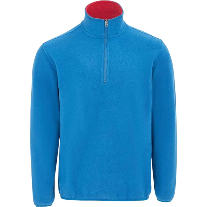 Donnay Heren Quarter Zip Fleecejack (Blauw)