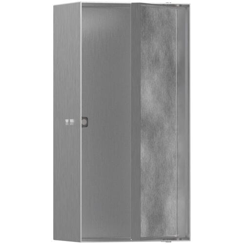 Hansgrohe XtraStoris Rock wall niche installation box with tileable door 15 x 10 x 30 cm 56082800