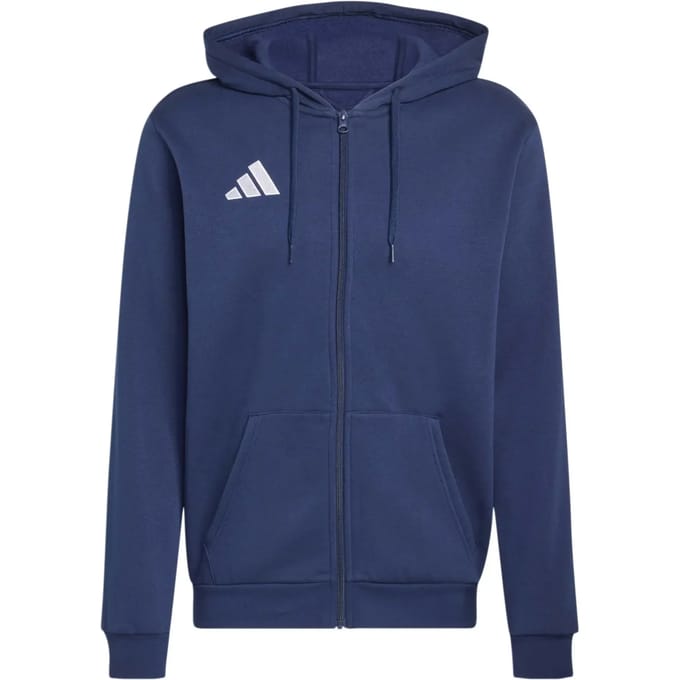 Adidas Performance Entrada26 Hoodie Met Lange Ritssluiting - Heren - Blauw