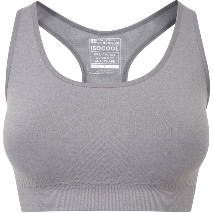 Mountain Warehouse Dames/Dames Anti-Chafe Naadloze Sportbeha (Houtskool)