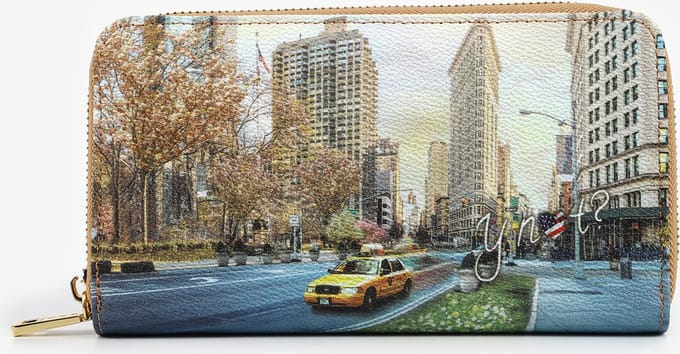 Y Not? New York Portemonnee Groot PU-Leer