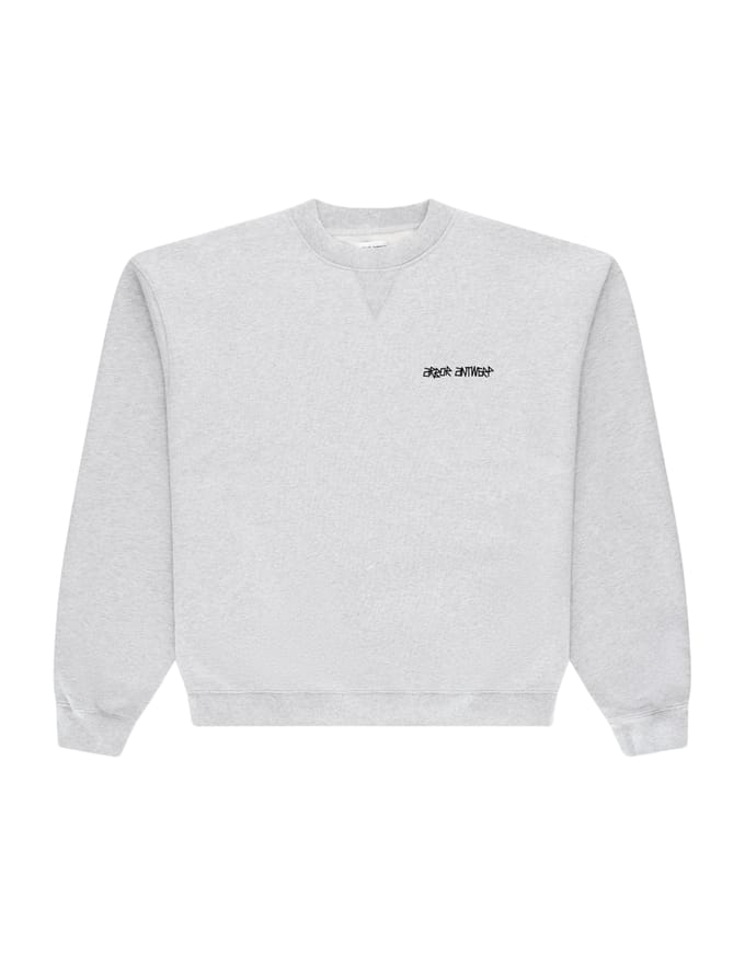 Arbor Antwerp Pixel Flower Sweaters Lichtgrijs Pixel Flower Crewneck