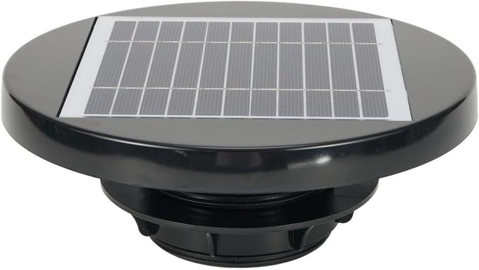 Waterdichte Solar Dakventilator voor Caravan, Kas en Schuur
