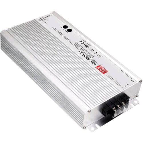 MEAN WELL HEP-600C-24 Loodaccu-lader 24 V Laadstroom (max.) 21 A