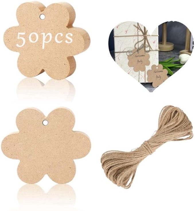 Allecto - Kraftpapieren Hangers - Cadeaulabels - Eenvoudig Te