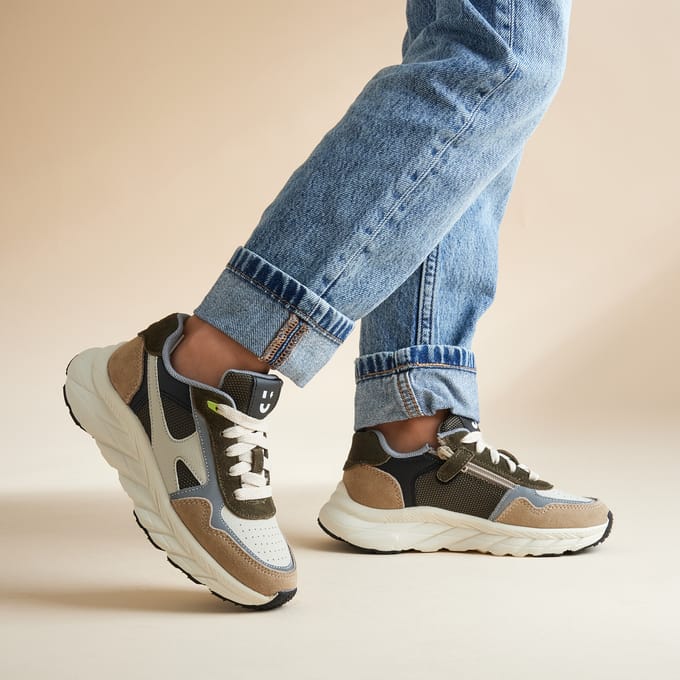 Muyters Muyters Sneakers taupe Leer