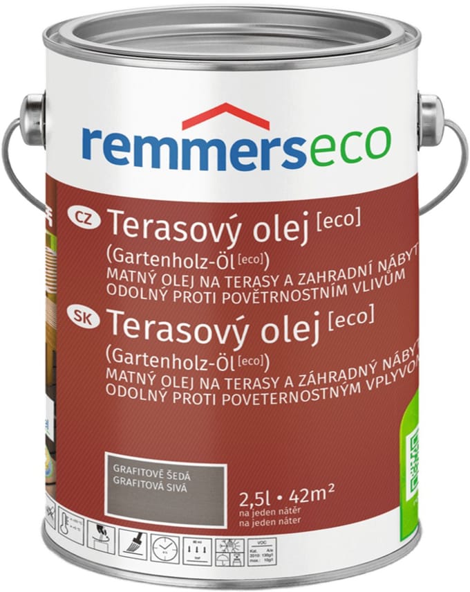 Remmers - Terrasolie ECO 5 l, grafietgrijs