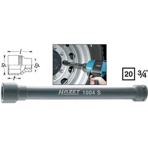 Hazet 1004S 1004S-32 Kracht-dopsleutelinzet 3/4 (20 mm)