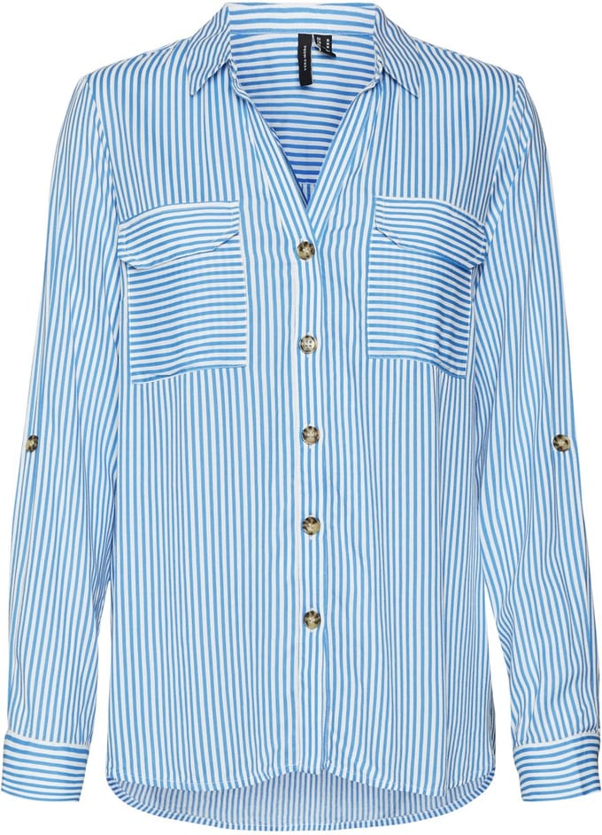 Vero Moda Bumpy New Woven LS Outdoorshirt Vrouwen - Maat XS