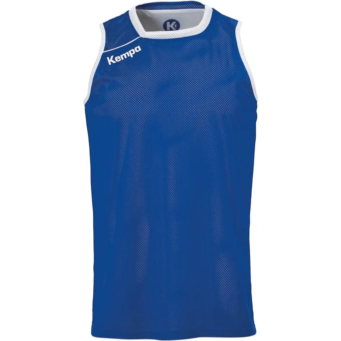 Kempa Reversible Tank Top Royal-Wit Maat M