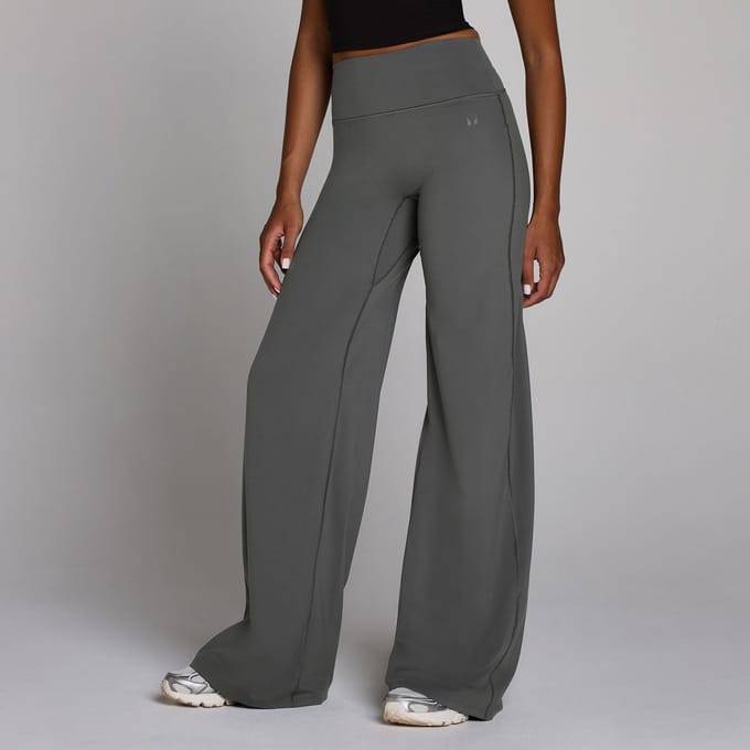 MP Women's Tempo Wide Leg Leggings - Donkergrijs - S
