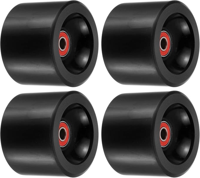 Zachte 78A Longboard Wielen Set met ABEC-9 Lagers - Cruiser en Skateboard Vervanging