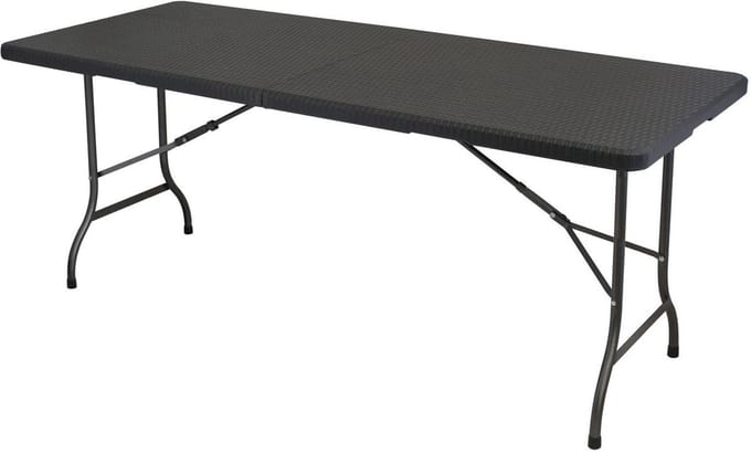 Eurotrail Pavilion Tafel Rattan Design - Zwart