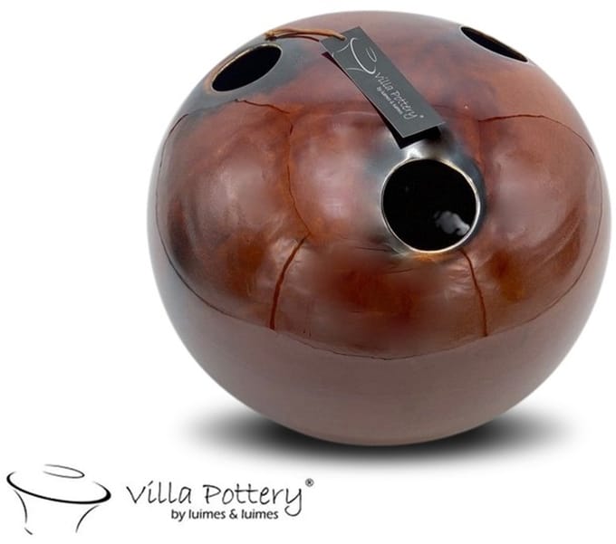 Marrakech Vaas Bruin Cognac D25 x H22