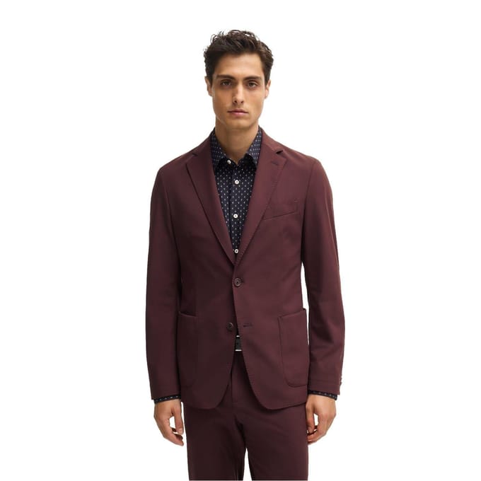 Boss Formele herenblazer met V-hals (Rood)