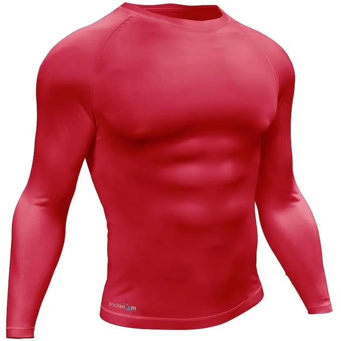 Precision - Training - Thermoshirt - Basislaag - Polyester - Rood - S
