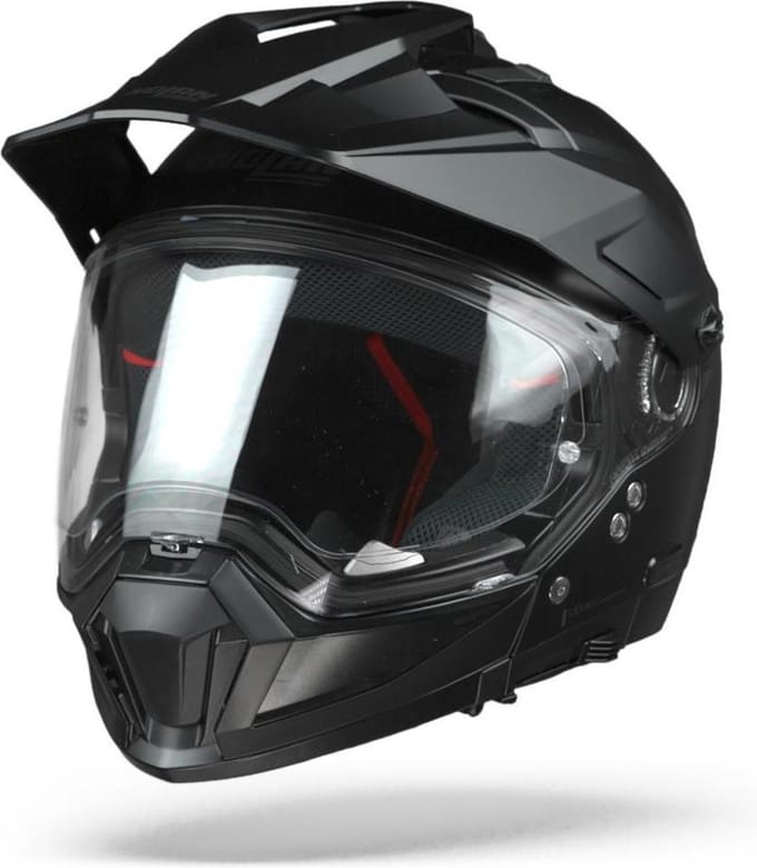 Nolan N70-2 X Classic 10 Flat Zwart Integraalhelm - Motorhelm - Maat XXL