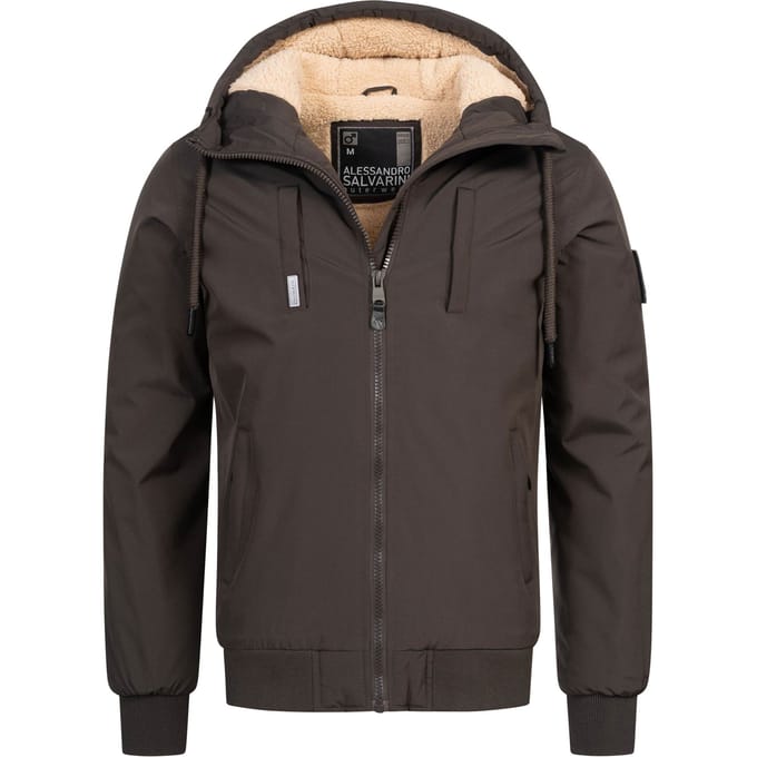 Alessandro Salvarini Heren Winterjas AS-431 – Warm Met Teddyvoering & Capuchon