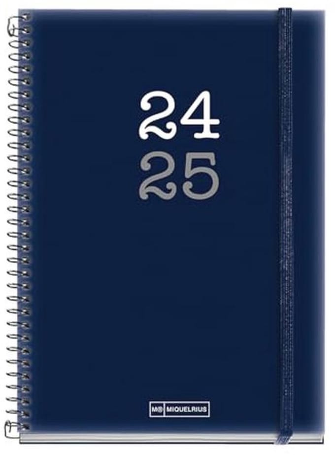 Schoolagenda 2024-2025 met Elastische Sluiting en Polypropyleen Omslag