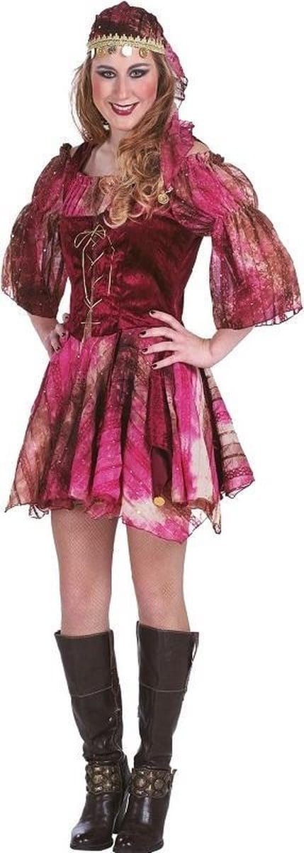 Rubie's Gipsy Jurk Dames Rood Maat 38