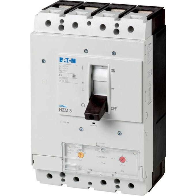 Eaton Circuit Breaker 4P 400A/250A 36kA IEC NZMC3-4-A400/250 - 109691