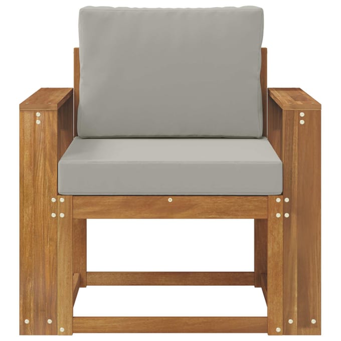 vidaXL - Buitensofa - Massief - Acacia - Hout - en - Polyester