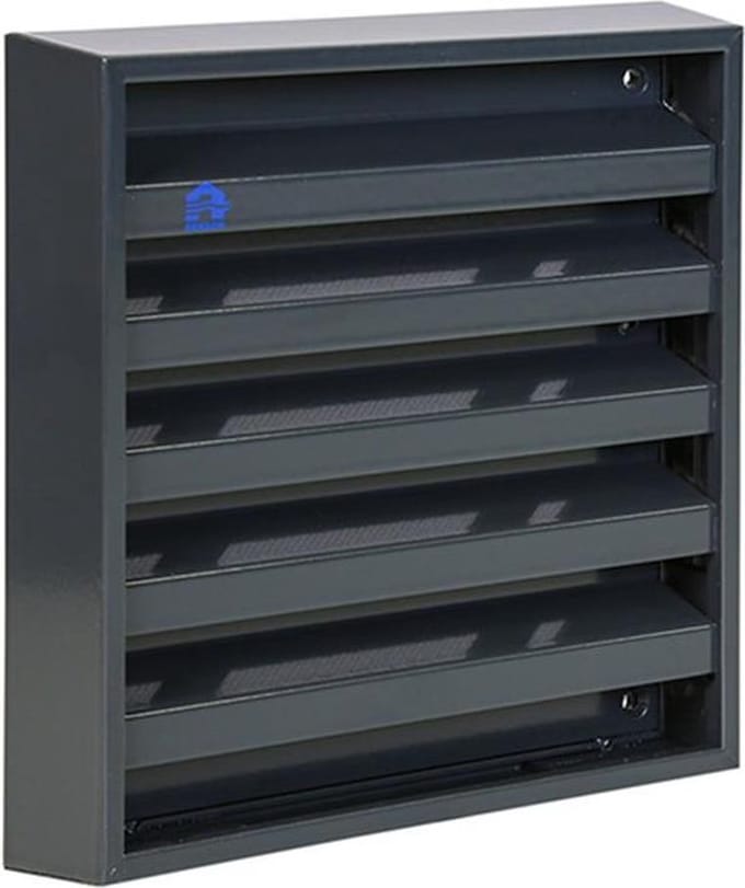 Muurrooster 165mm X 165mm Renson 431 RAL7016
