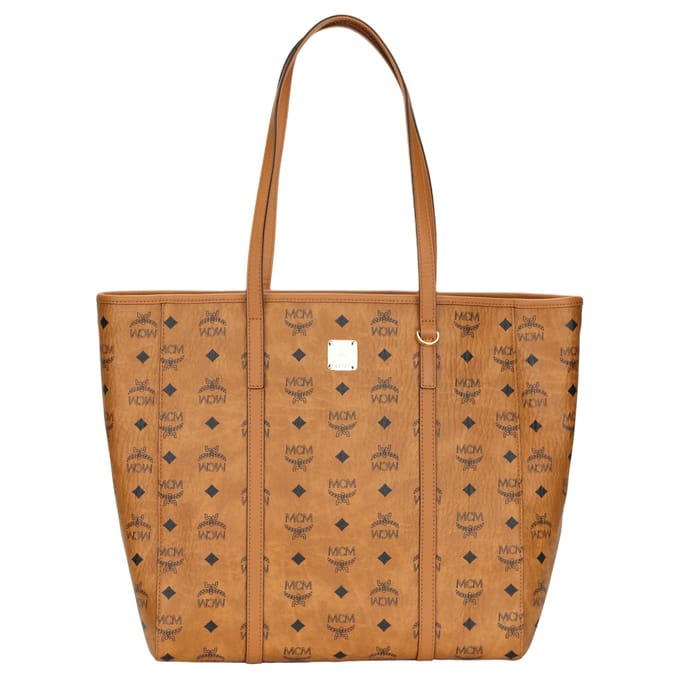 MCM Toni Sac cabas classique en toile monogramme Sacs cabas pour femme Cognac MWPGSMT08CO001 Basic Set (Bag+Dust Bag) brown