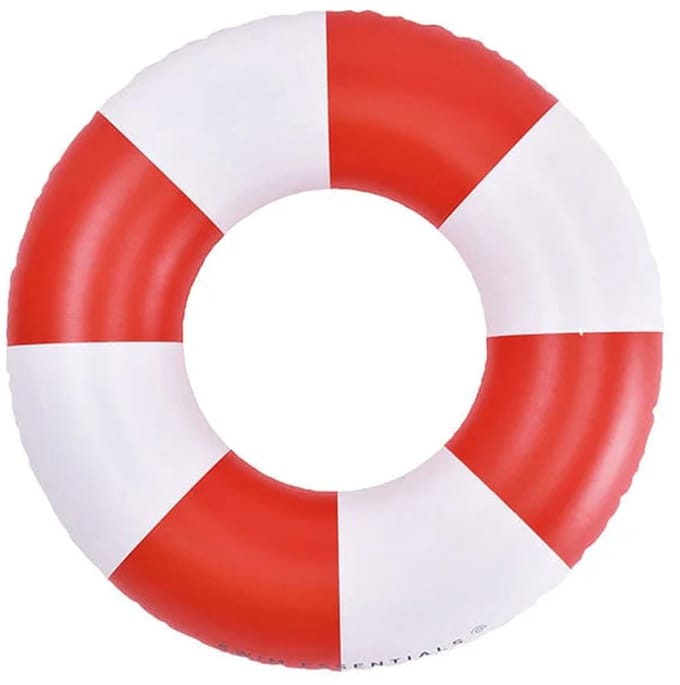 Swim Essentials | Rood/Witte Zwemband Ø 90 cm