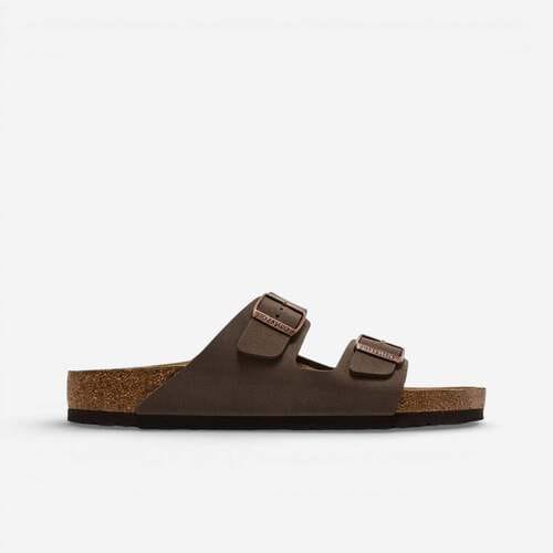 Platte sandalen BIRKENSTOCK Arizona Birkibuc Mocha
